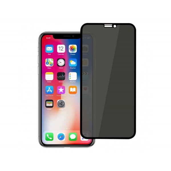 iPhone 12 / 12 Pro Hayalet Privacy Gizli Cam Ekran Koruyucu Siyah&hellip;